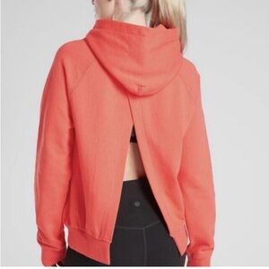 Athleta Moonrise Hoodie Sweatshirt Size xL in Passionfruit Coral yoga lounge